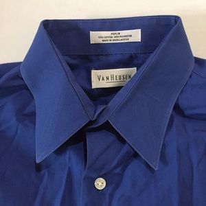 Almost new Van Heusen blue dress shirt